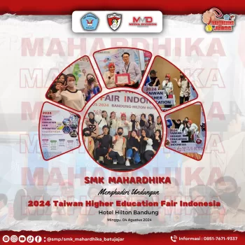 SMK Mahardhika Menghadiri 2024 Taiwan Higher Education Fair 